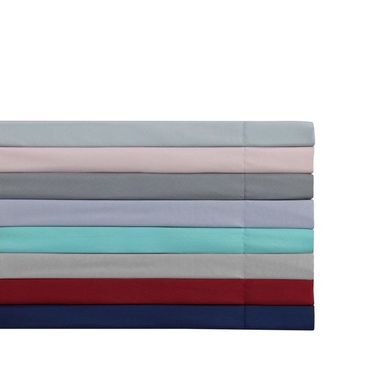 My World Solid Sheet Sets Blush Polyester 4-Piece Full Sheet Set, Solid Themed, for Kids, OEKO-TEX Certified - Image 4